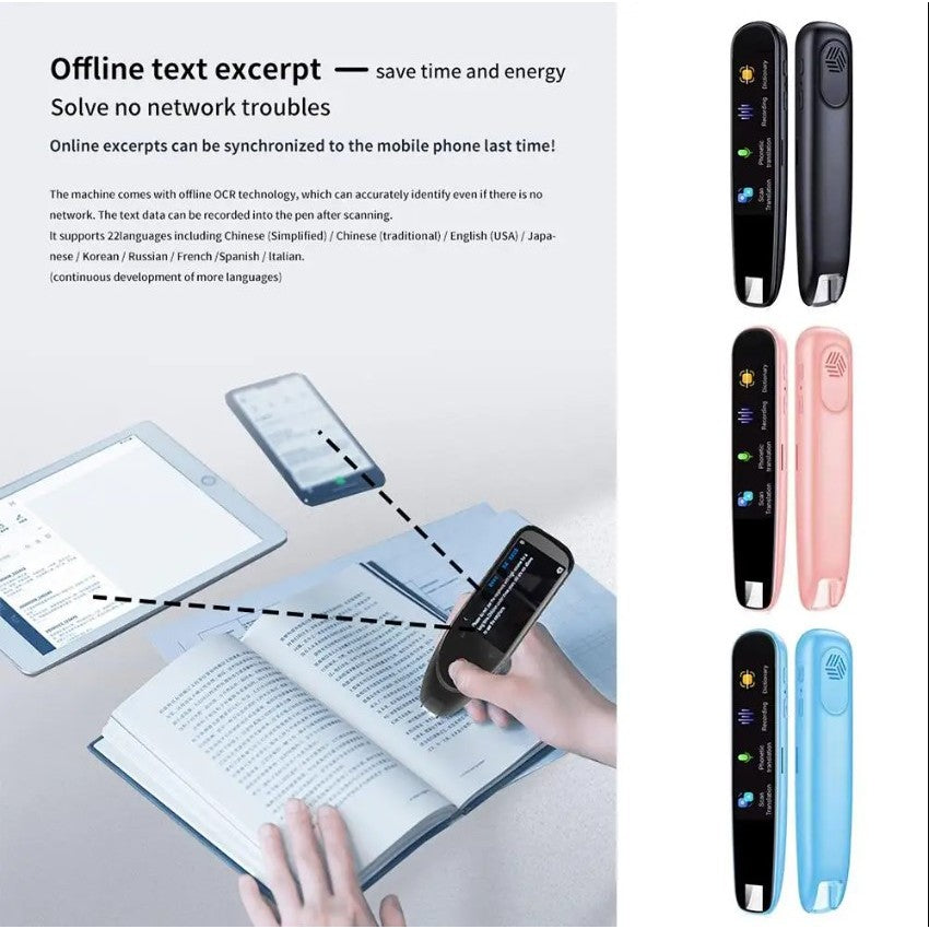 Translate Languages on the Go! Smart Scanning Pen with Text-to-Speech